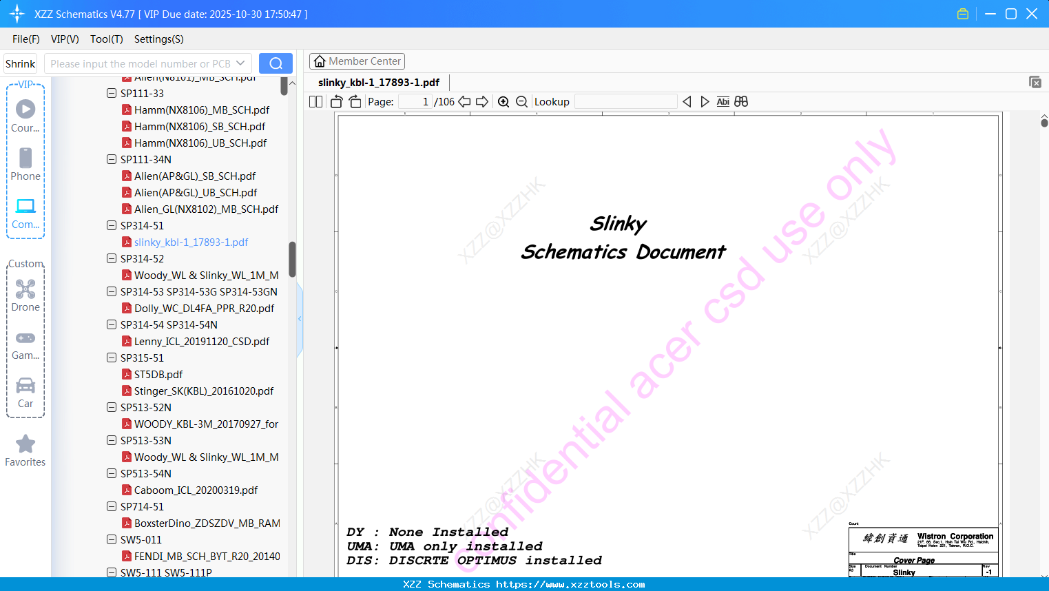 Laptop ACER Slinky_kbl-1_17893-1